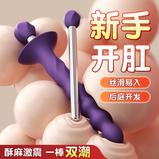 谜姬 趣庭棒女用震动棒sm后庭挑逗按摩棒女用自慰器情趣用品 商品图2