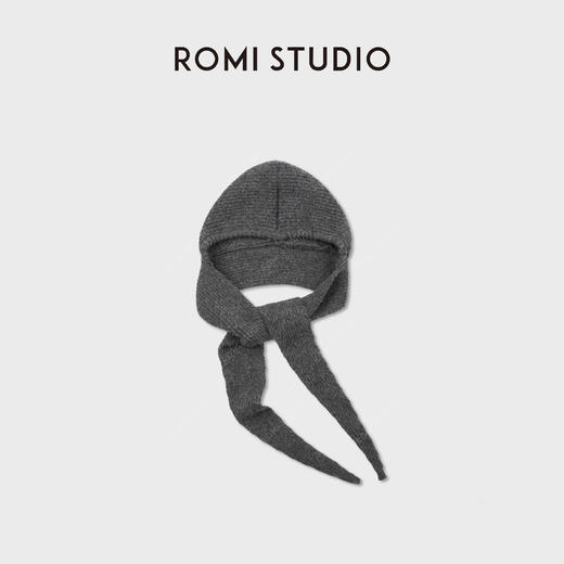 ROMI STUDIO“时髦搭配”羊毛混纺柔软拉法帽围巾一体 RWCWP07224 商品图1