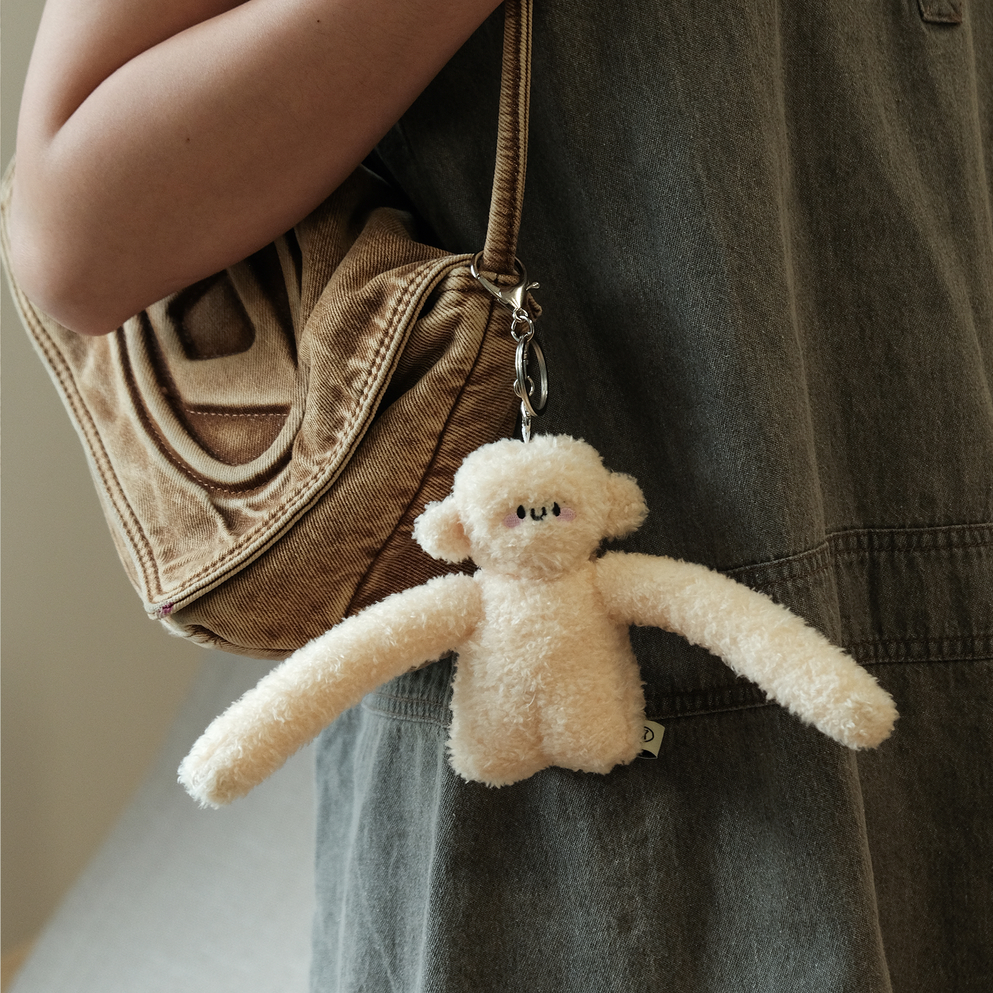 偶人抱抱毛绒挂件装饰摆件 文创伴手礼 生日礼物旅游纪念品