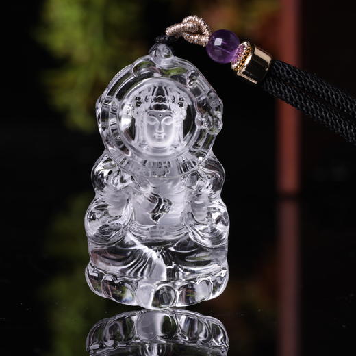 【大势至菩萨】白水晶八大守护神坠    ZX2511151 商品图4