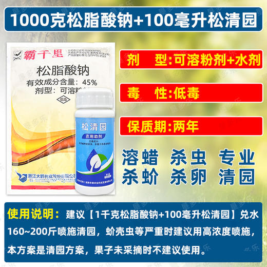 45%松脂酸钠纳松清园大鹏松树脂整袋松精油正牌清园剂杀虫剂正品 商品图4