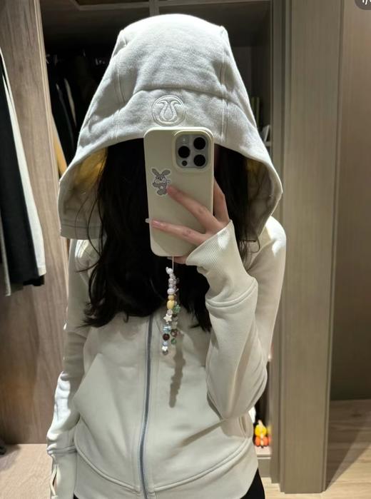 【非质量问题不退货】露露 极简风合身开衫拉链纯色加绒舒适简约百搭外套 （EJ） 商品图13