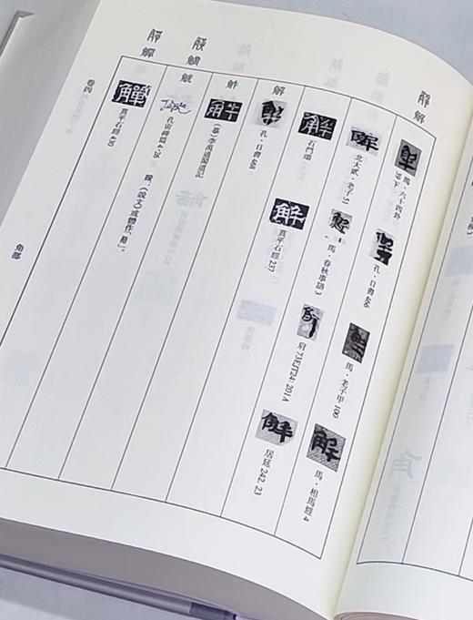 《汉代隶书异体字表》，16开精装，于淼 编著，中西书局，2021年12月一版一印，定价：660，售价：198 。 商品图7