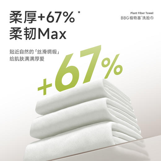 【特惠价】BBG母婴通用植物基云柔洗脸巾60抽*6包 商品图7