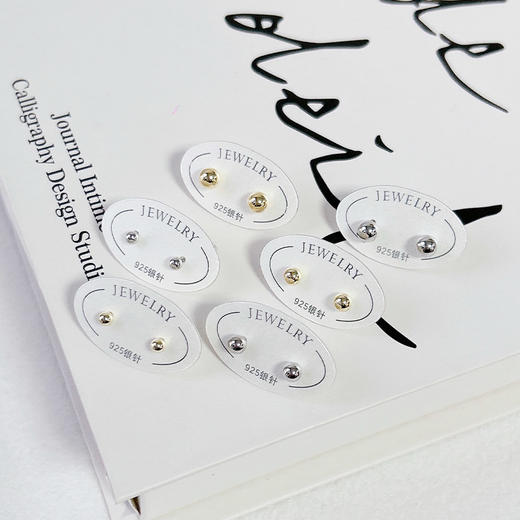 金豆豆耳饰睡觉不用摘迷你双头拧螺丝耳骨钉耳丁银针-纪念日百货门店同款167897331 商品图0