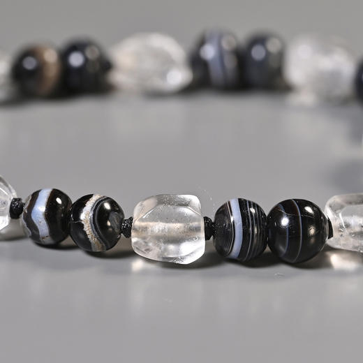 西亚高古白水晶+千年药师珠手串 商品图7