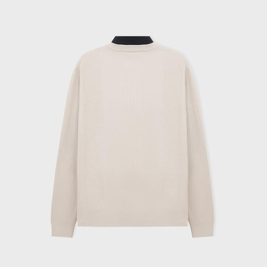 【新品上新】HX 冬季衬衣领毛衫S107544119101 商品图1