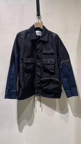 男款联名款限量款多口袋翻领外套he