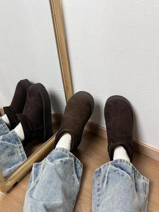 【多妈团购 LEOS VITI加厚雪地靴】经典双色百搭款，驼色温柔，摩卡棕高级，闭眼拍不踩雷，360°蓬松绒毛内里加绒+加绒鞋垫，双倍锁温-安嘉 商品图14