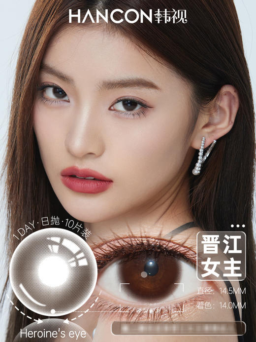 【常规-日抛活动】HANCON-14.5mm-14.2mm【日抛 0-800度 无525/575 】 商品图4