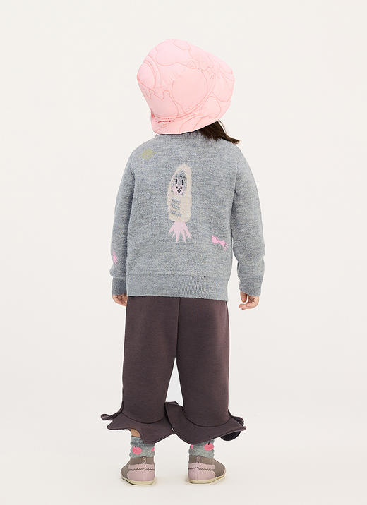 jnby   25年冬款  短款开襟毛衫 YPA311260 商品图5