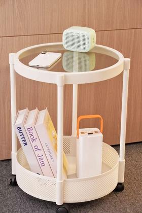 💥客厅、床头必备❗❗颜值实用双在线的【Trees&wind奶油风移动收纳边几】🔥稳固不摇晃，美感幸福感稳稳提升👌🏻 ✅好看的ins奶油风，轻松融入家居场景