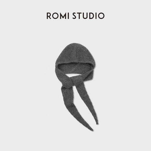 ROMI STUDIO“时髦搭配”羊毛混纺柔软拉法帽围巾一体 RWCWP07224 商品图2