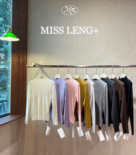 PIANAI冷小姐# 多色【半高领】羊毛打底衫 商品图1