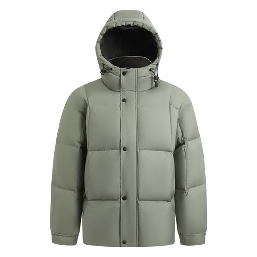 罗蒙冬季连帽羽绒服男士休闲连帽款面包服厚实保暖羽绒服外套 商品图12