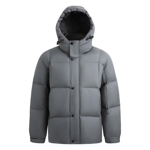 罗蒙冬季连帽羽绒服男士休闲连帽款面包服厚实保暖羽绒服外套 商品图13