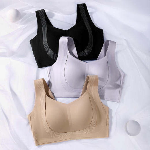 💗【提拉女王3.0四季款B-F杯】【外层升级全面果冻条悬提结构 递进式托举】【莱卡高弹面料】【液态锁脂大胸显小】润微内衣女无钢圈文胸   提拉凝姿 商品图7