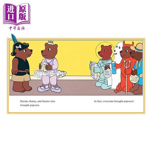 预售 【中商原版】月亮小熊 爆米花 Frank Asch Popcorn 英文原版 儿童绘本故事书 获奖作家兼插画家弗兰克阿什绘著经典 进口童书 商品图2