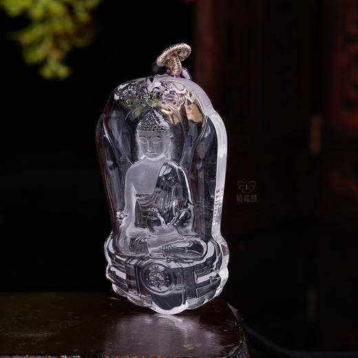 【药师佛】白水晶守护神坠   ZX2511139 商品图2