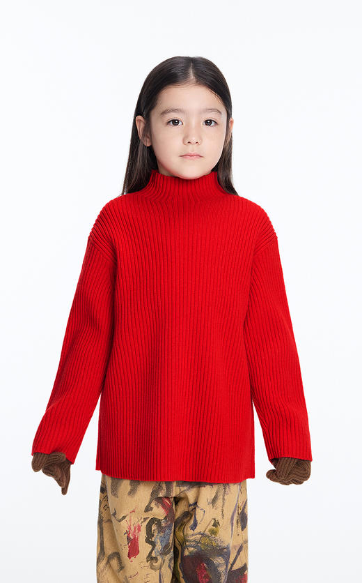 jnby   25年冬款  长袖套头毛衫  1PA311800 商品图6