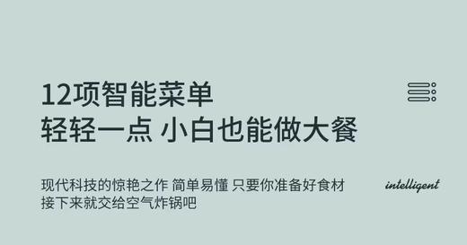厨艺进阶法宝~ 夏普空气炸锅5L 全息智控镜面屏 微电子控温更精确！ 12项智能菜单 轻轻一点 小白也能做大餐~ 商品图6