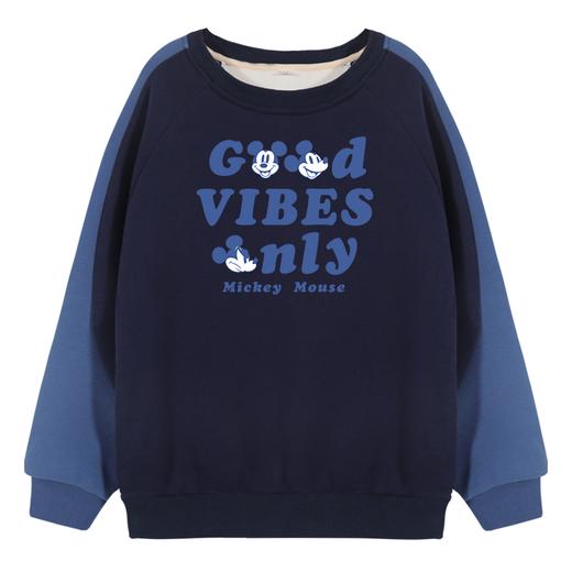 迪士尼男童加绒卫衣加厚冬季2024新款儿童上衣男大童打底衫一体绒 商品图7