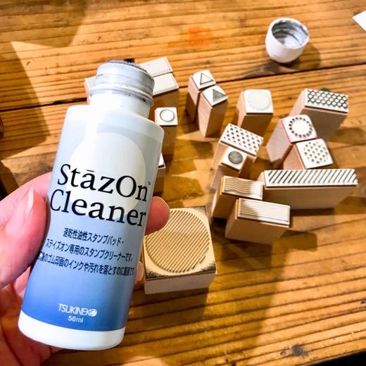 日本TSUKINEKO月猫StazOn印图章清洗剂油性水性涂料印油台清洗液 商品图1