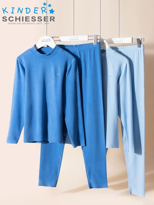 【抗菌暖肤绒】SCHIESSER德国舒雅男童小高领保暖套装抗菌杀菌暖肤绒面料防霉防臭保暖套装37/21944W 商品图1