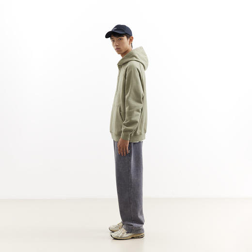 吃茶去chichaqu25秋冬重磅全棉带帽卫衣复古宽松加厚纯棉刺绣葫芦 商品图8