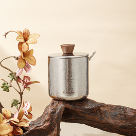 Comtio纯钛调味罐本色