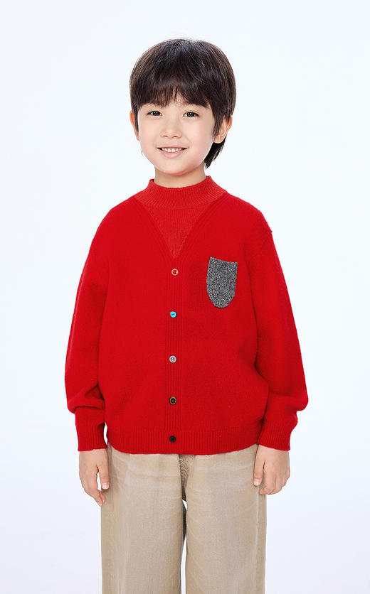 jnby   25年冬款  长袖套头毛衫  1PA312570 商品图5