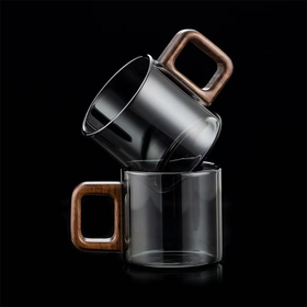 沃莱客120ML木把方把合欢杯B2061