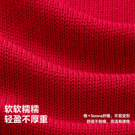 【密扇联名】迷你巴拉男女童宝宝毛衣2025冬季新中式新年萌趣开衫 商品图3