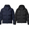 L-C （男款）浮雕logo拼接羽绒棉服 商品缩略图0