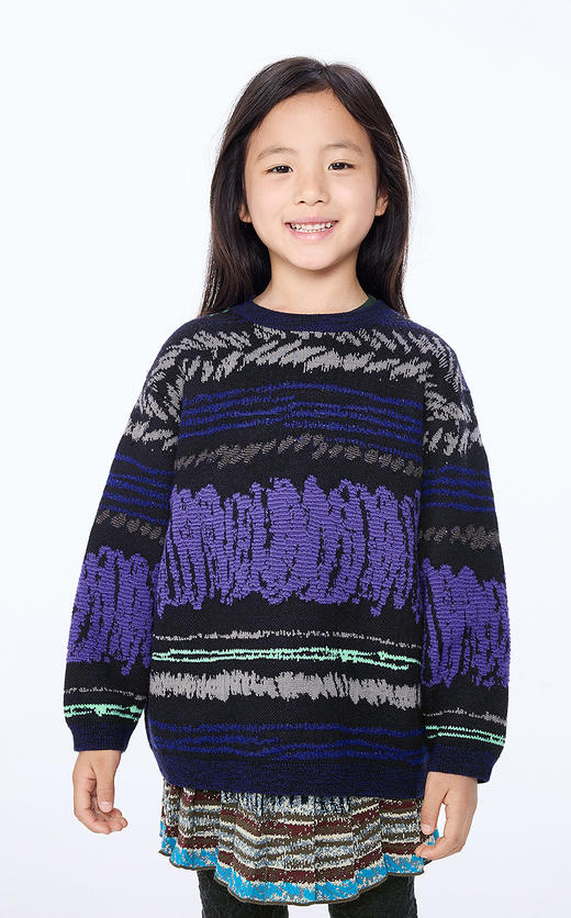 jnby  25年冬款  长袖套头毛衫  1PA312810 商品图3