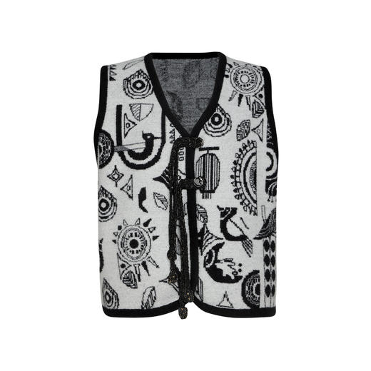 浅梦提花民族风毛织马甲 | 现货加急发 商品图7