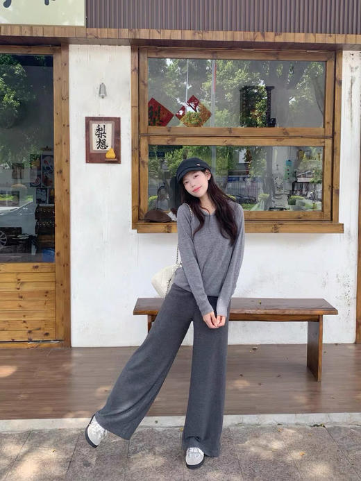 【秒杀价已调 直接拍】PM麦家 弯刀糯米裤 极简风 垂感够够的香蕉裤 商品图9