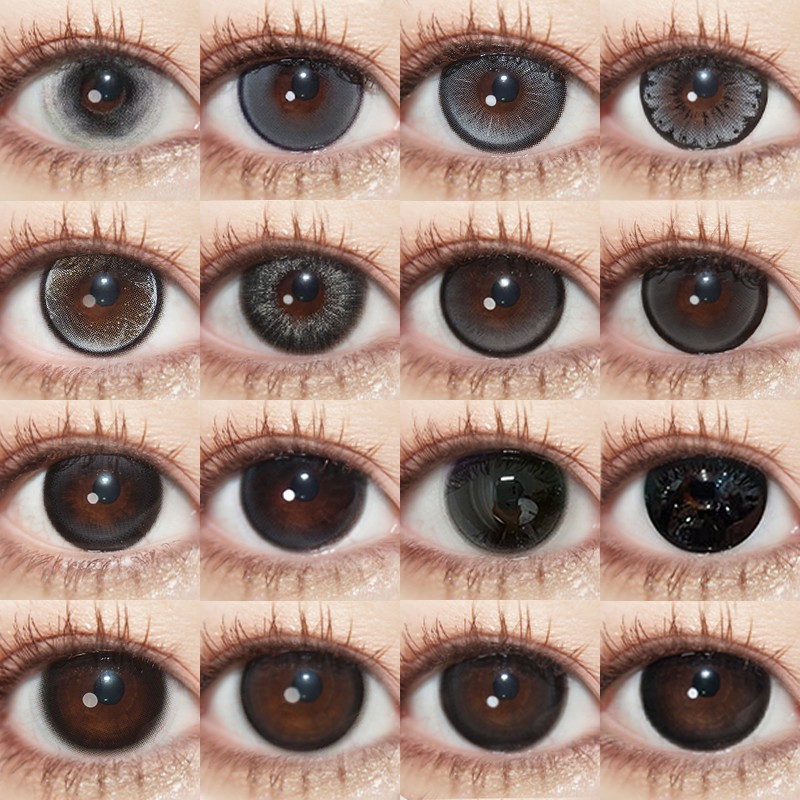 【合集】MyukiCon 黑色COS色系美瞳 女鬼红黑/男鬼红黑/玛卡巴卡/大黑/黑白小镇/夜幕黑/玻璃乌贼/特大黑/鬼味黑/童话岛屿/慵懒里/栀子冷灰/夜光黑环/温润支点 学生党妈生瞳 清透自然通勤