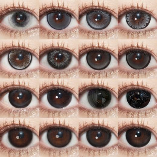 【合集】MyukiCon 黑色COS色系美瞳 女鬼红黑/男鬼红黑/玛卡巴卡/大黑/黑白小镇/夜幕黑/玻璃乌贼/特大黑/鬼味黑/童话岛屿/慵懒里/栀子冷灰/夜光黑环/温润支点 学生党妈生瞳 清透自然通勤 商品图0