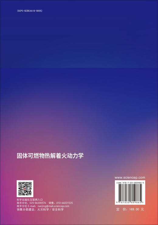 固体可燃物热解着火动力学 商品图1