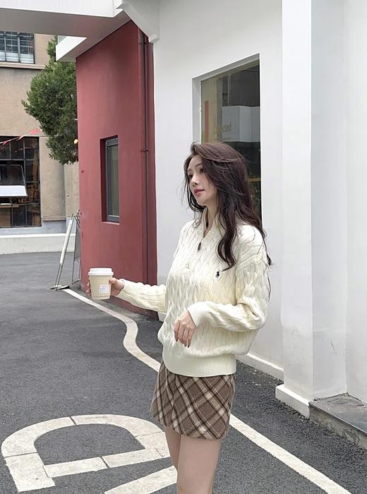 拉夫劳伦 情侣款经典款绞花编结羊绒针织毛衫(EJ) 商品图3