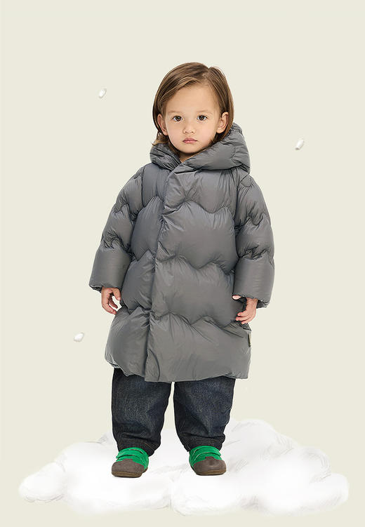 jnby  25年冬款  中长款羽绒服  YPAC11470 商品图0