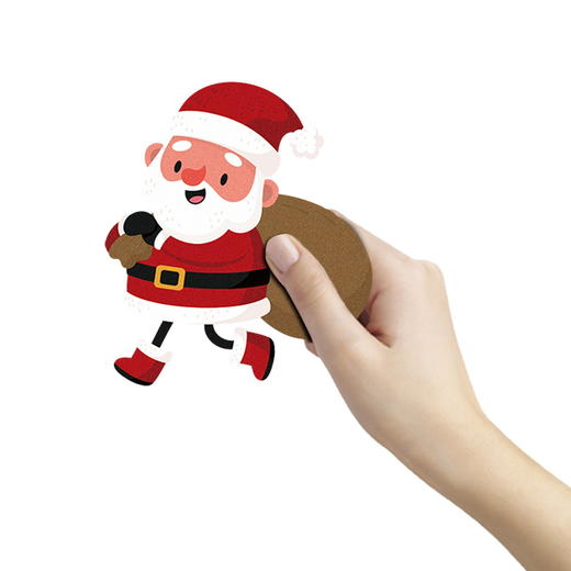 【DIY舞狮摇钱树&圣诞树】 自粘圣诞节派对装饰 毛毡布儿童手工材料包 新年元旦圣诞装饰 商品图3