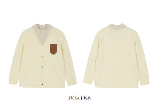 jnby   25年冬款  长袖套头毛衫  1PA312570 商品图9