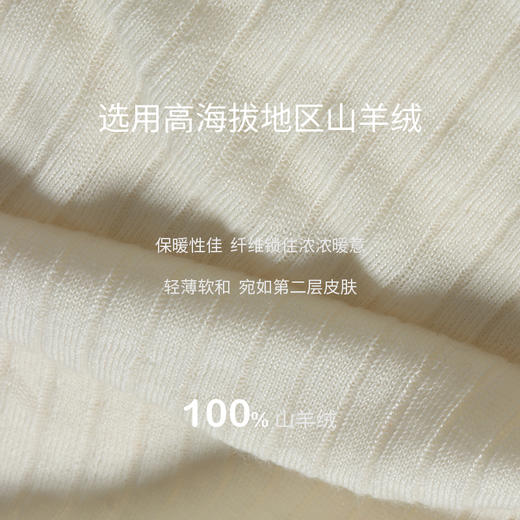超轻薄羊绒自带领打底衫  SJF97W245N 商品图2