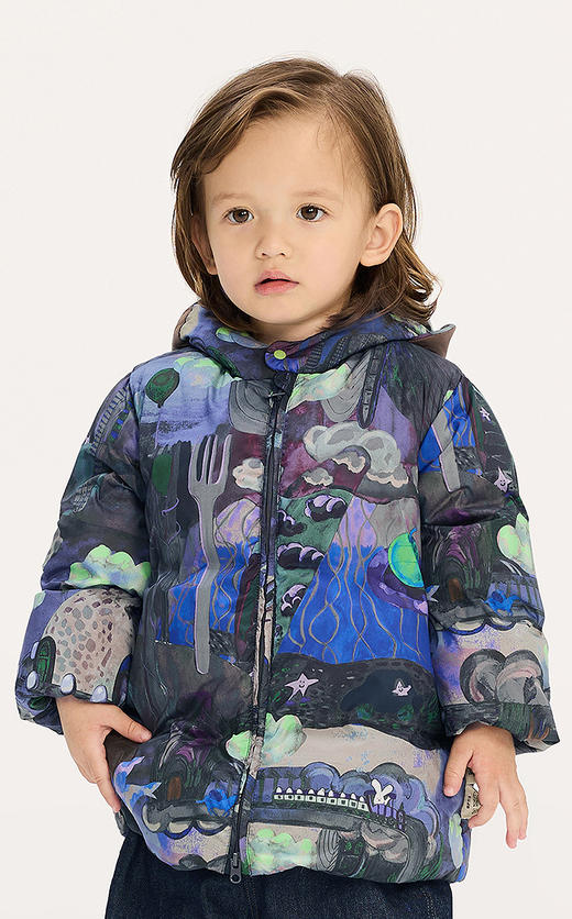 jnby   25年冬款  中长款羽绒服  YPAC11030 商品图8