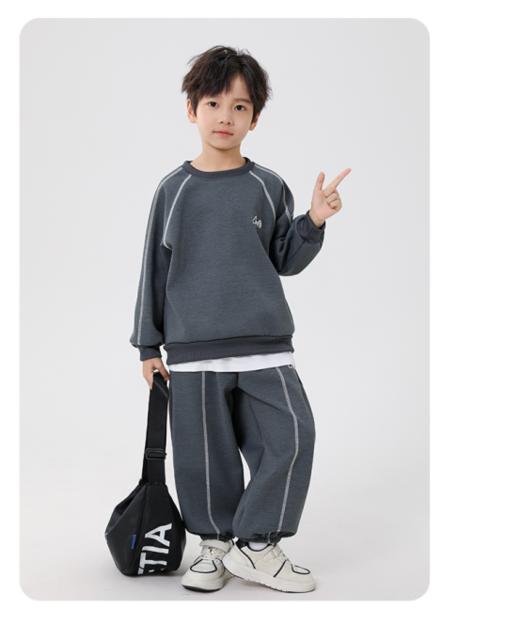 🥇冬天实用质感天花板❗️ 110-170可亲子🎈【西蒙日记&摇粒绒卫衣套装CM1009】 奶fufu的秋冬躺平套装，还得是摇粒绒，面料和细节控必入❗️ 商品图4