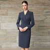 IWY/高级感灰色假两件连衣裙女高级感职业装修身显瘦包臀裙正装25Q876 商品缩略图3