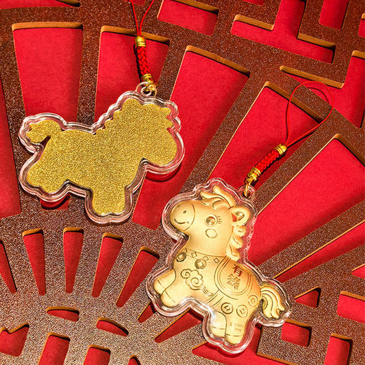 春日限定【抢先购💥买一送一！】BAOFANDI 宝梵迪马上有钱大号吊坠挂饰钥匙扣包包挂饰2个装【送证书】-mi 商品图10