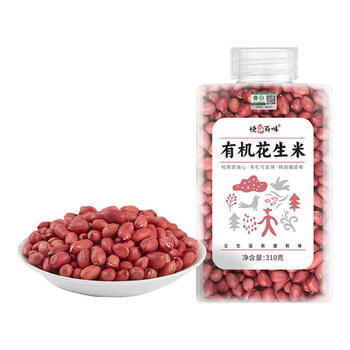 悦谷百味 有机花生米310g（红皮生花生米 花生仁 东北杂粮 五谷粗粮） /粮油调味 /杂粮 /谷米类 商品图8